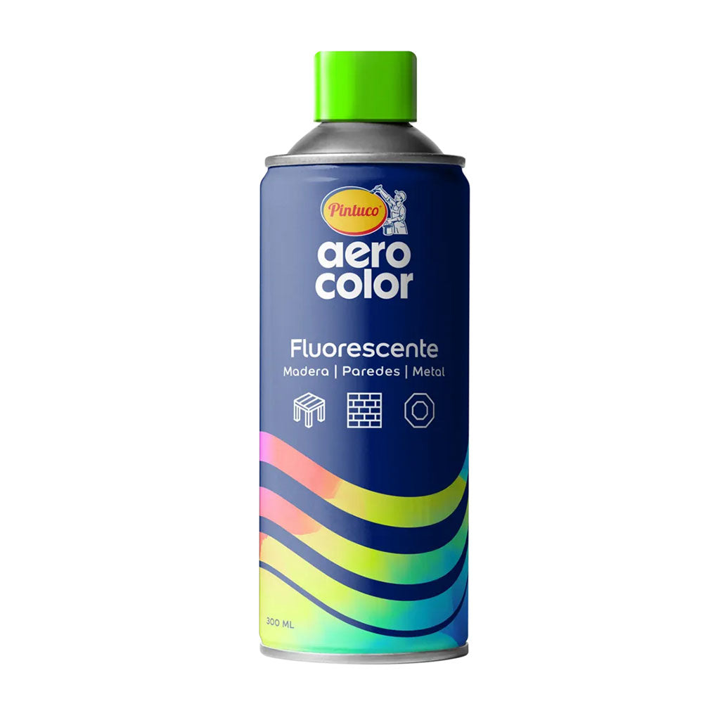 Aerosol Fluorescente 300 ml Aerocolor - Pintuco