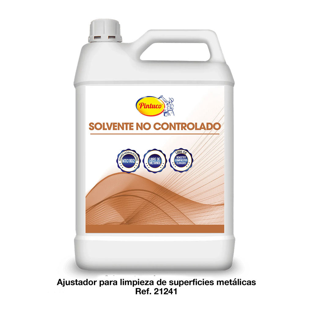 Ajustador Limpieza Superficies Metálicas 21241 Galón - Pintuco