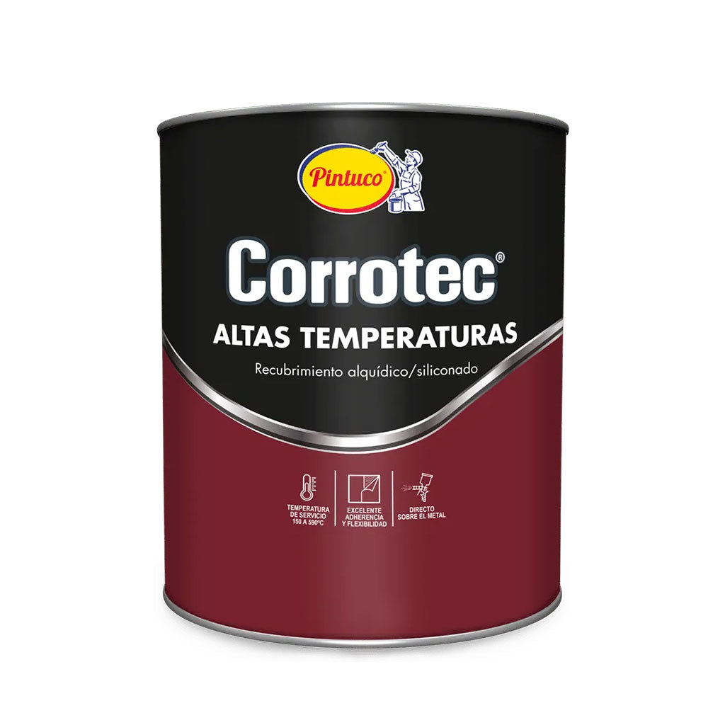 Alta Temperatura 902 Gris 150-400°C Galón - Pintuco