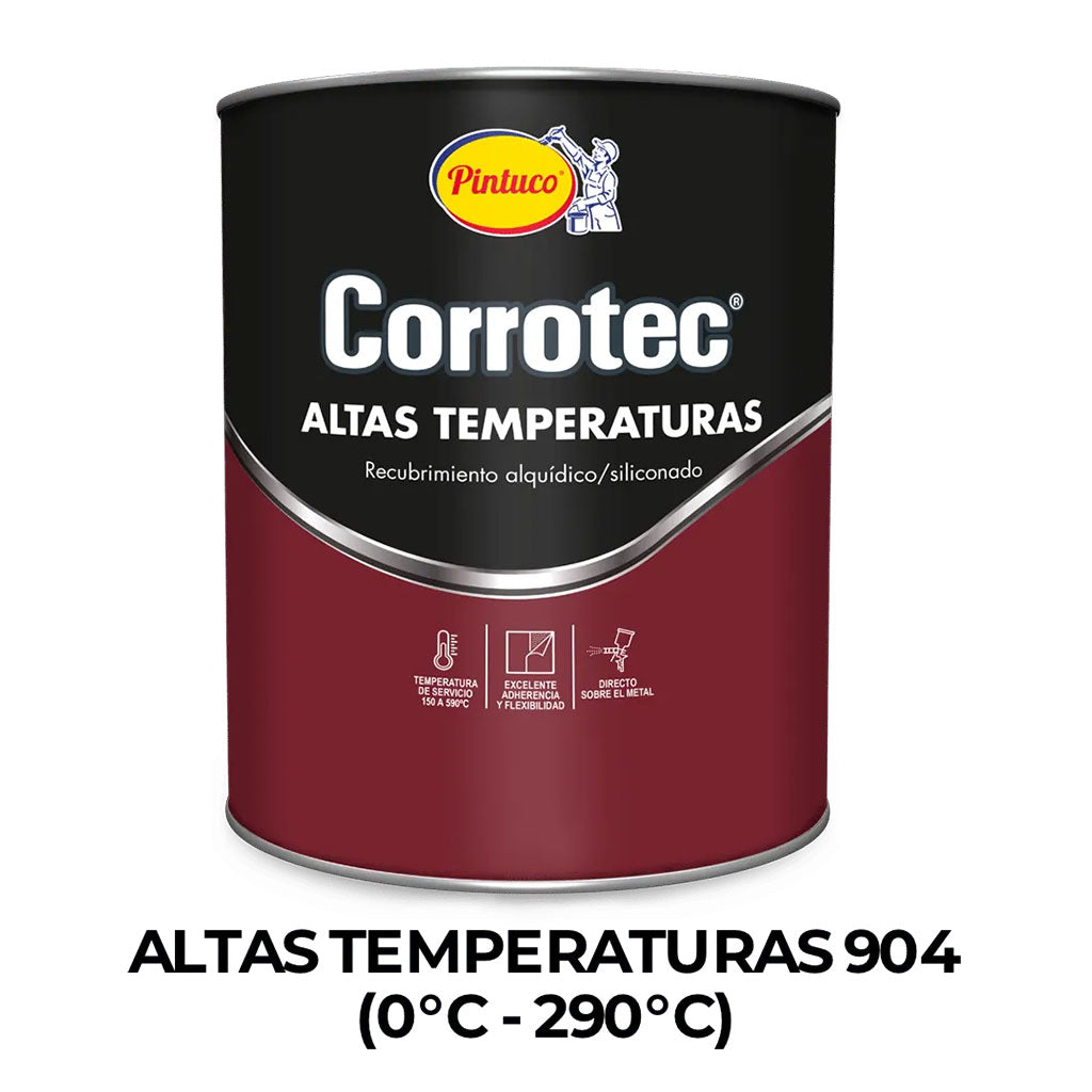 Alta Temperatura 904 Aluminio 0 - 290°C Galón - Pintuco