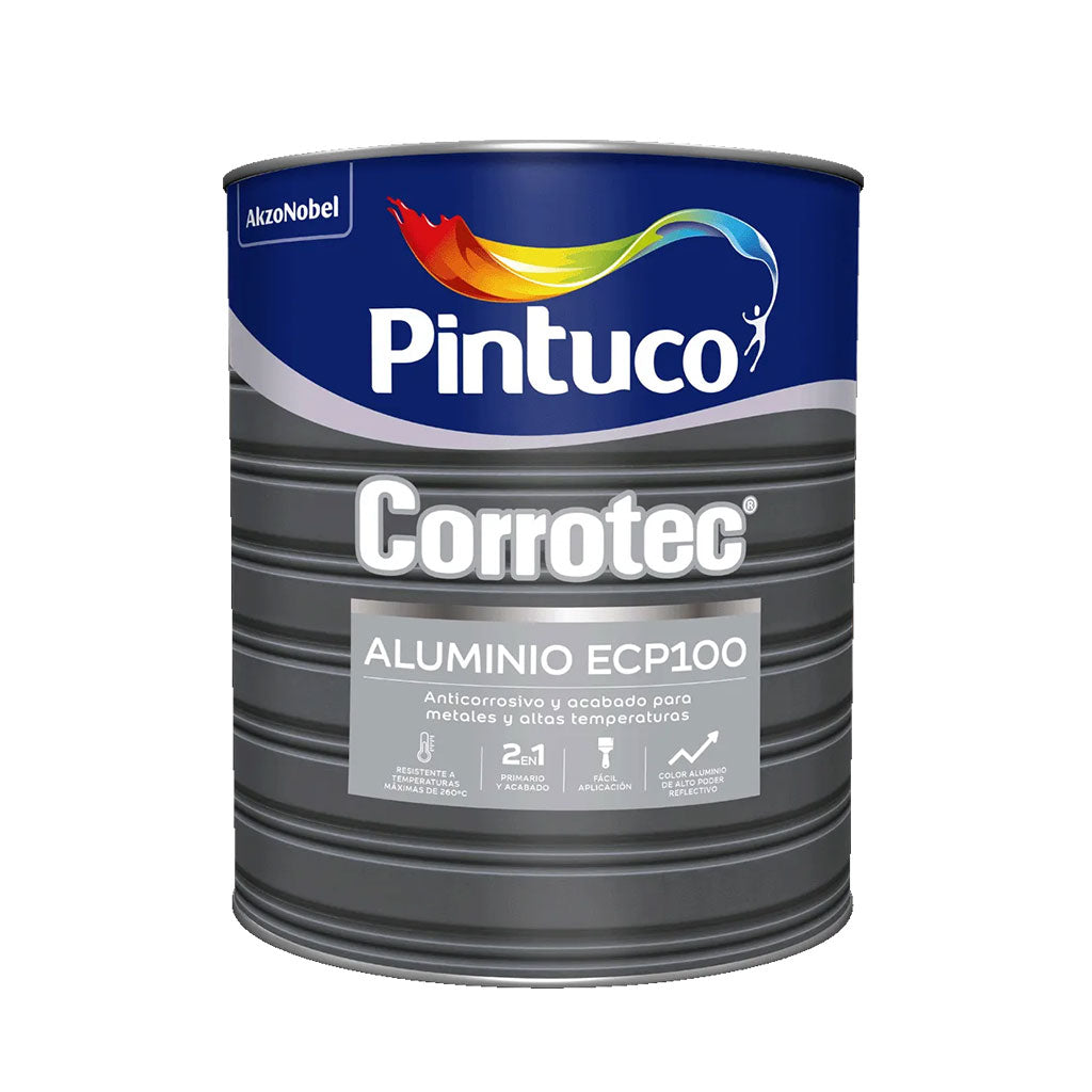 Alumunio ECP-100 Líquido Brillante Galón - Pintuco