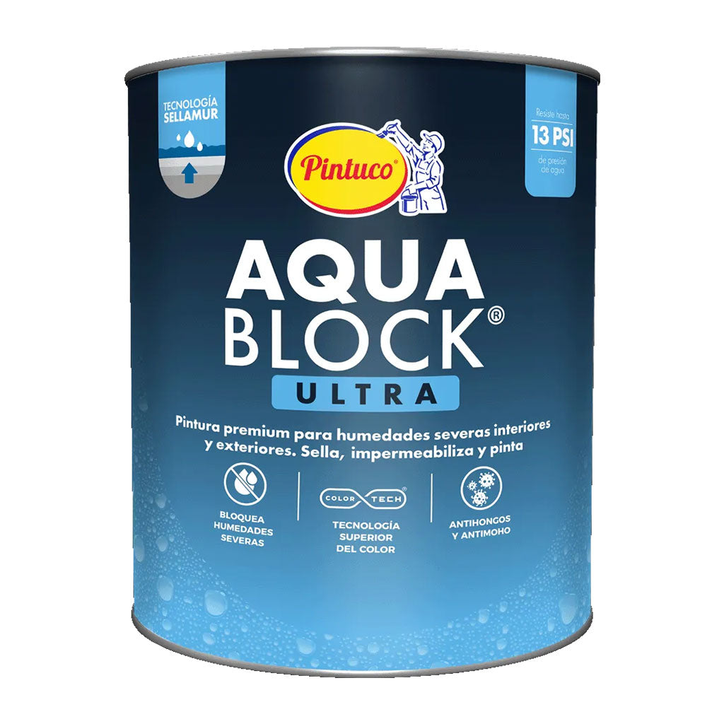 Aquablock Ultra Impermeabilizante Blanco - Pintuco