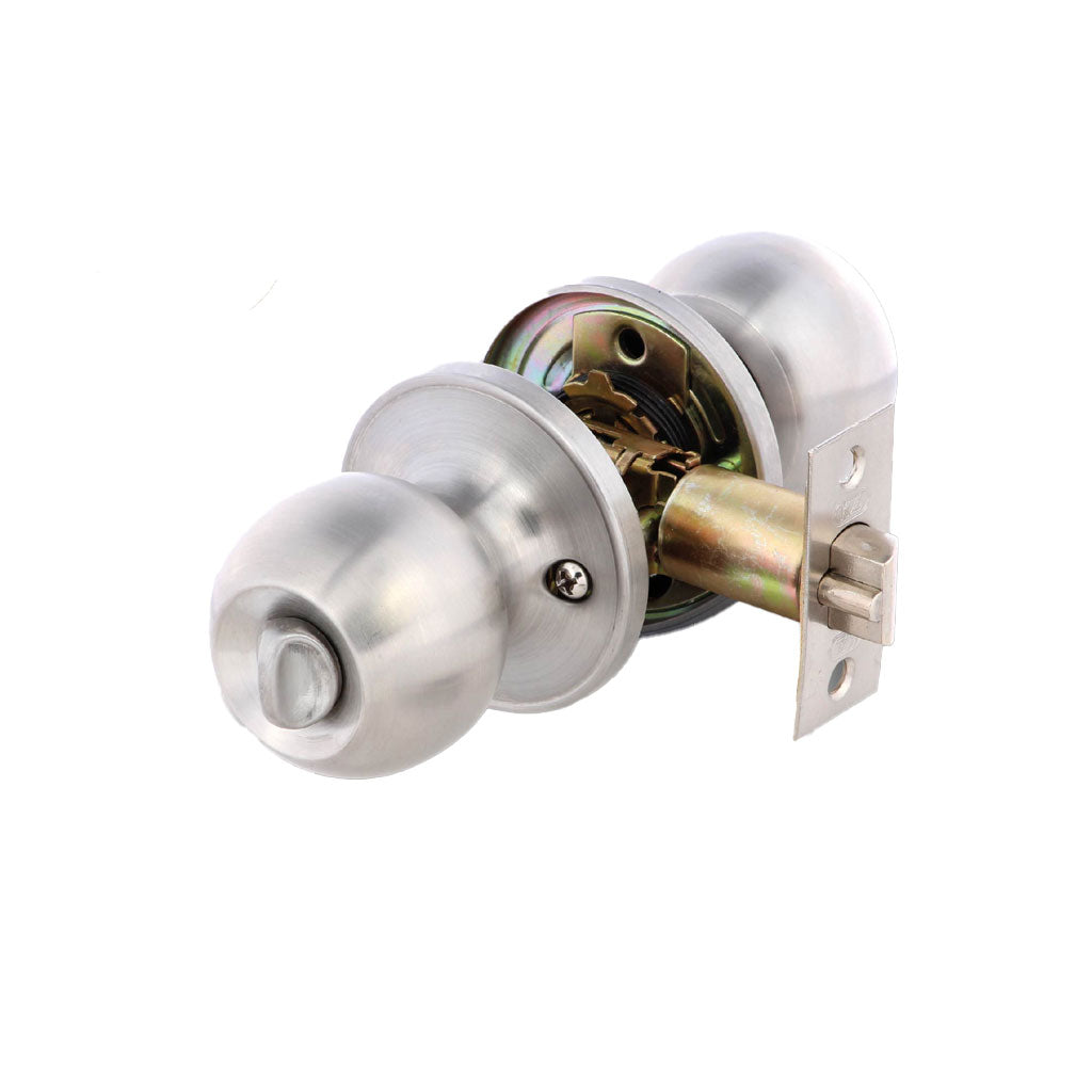 Cerradura Pomo Acero Tubular Alcoba - KL Security