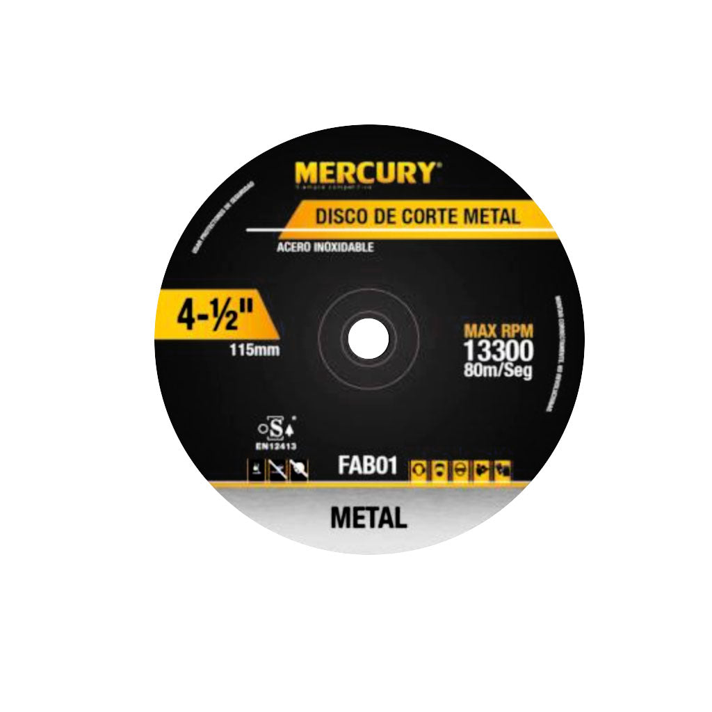 Disco Corte Metal - Mercury