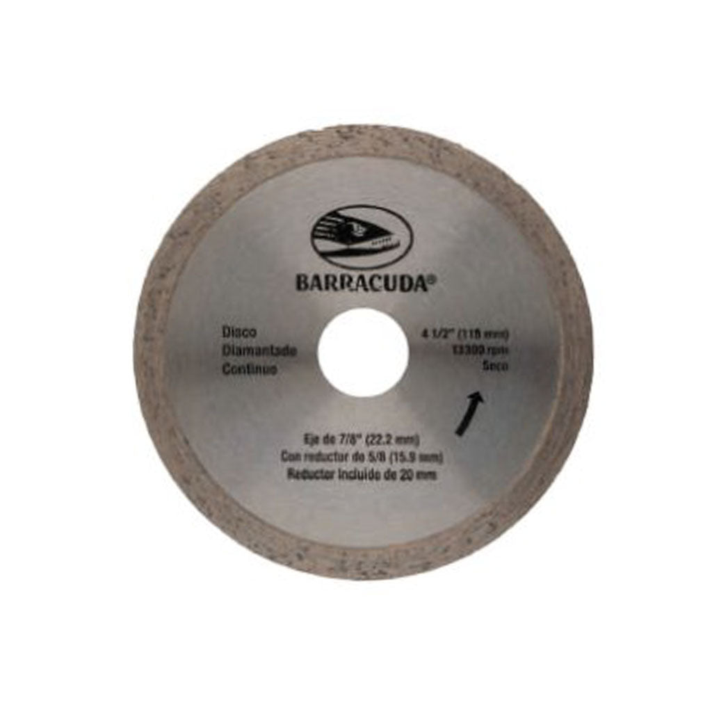Disco Diamantado Continuo 4-1/2" - Barracuda