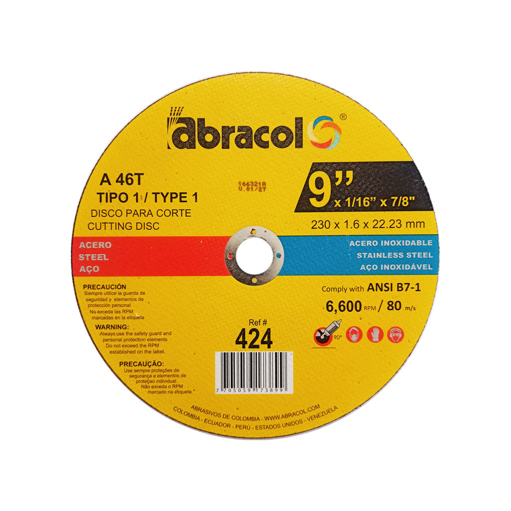 Disco Tipo 1 Corte Fino - Abracol