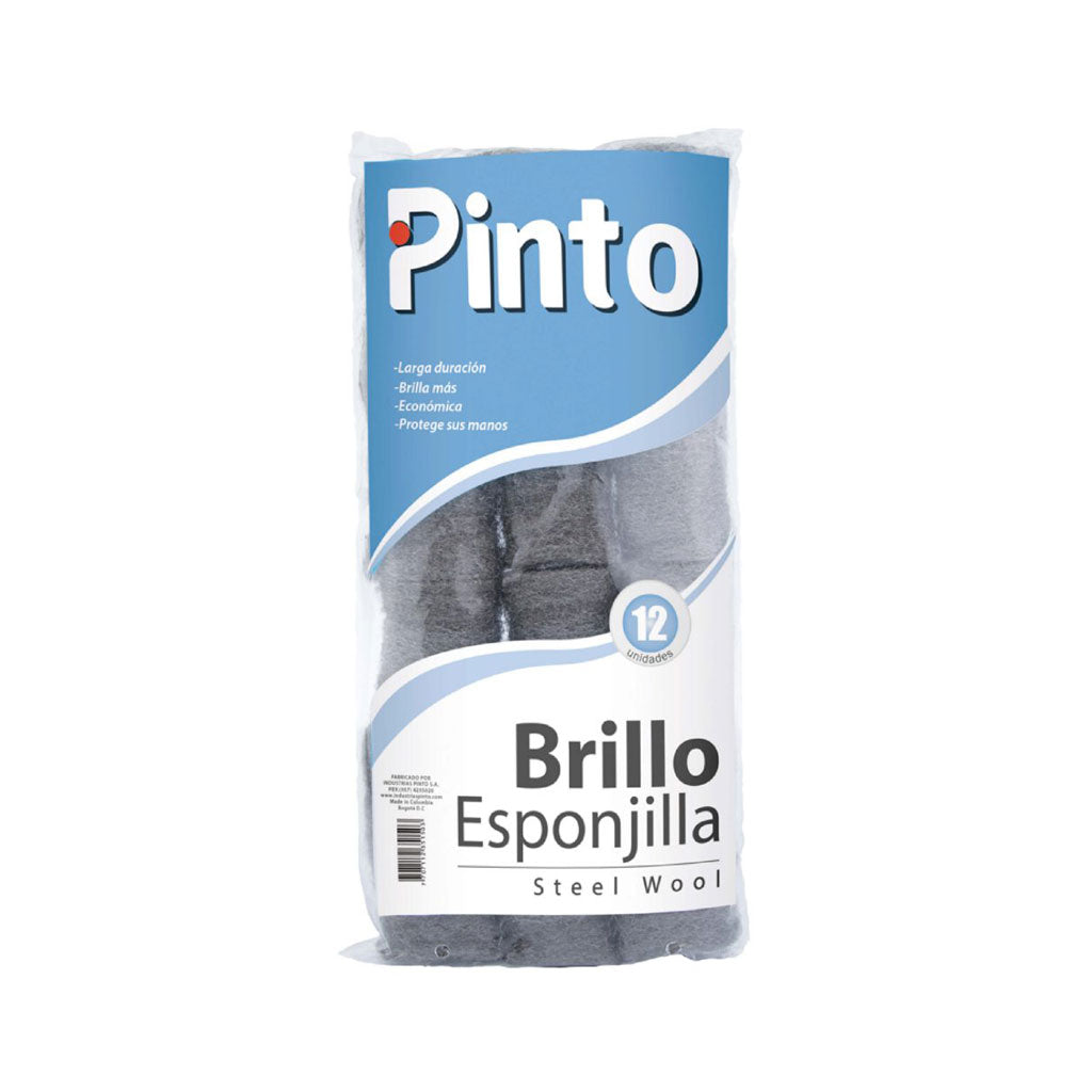 Esponjilla Brillo x 12 Und - Pinto