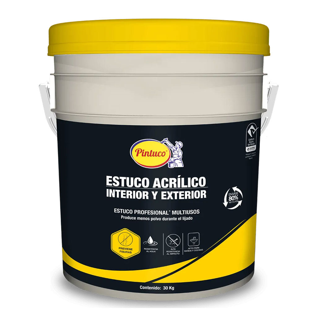 Estuco Acrílico Profesional Interior / Exterior - Pintuco