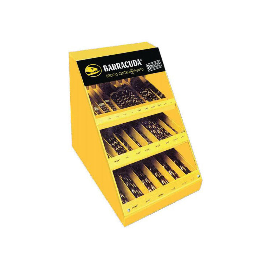 Exhibidor Brocas HSS 204 Piezas - Barracuda