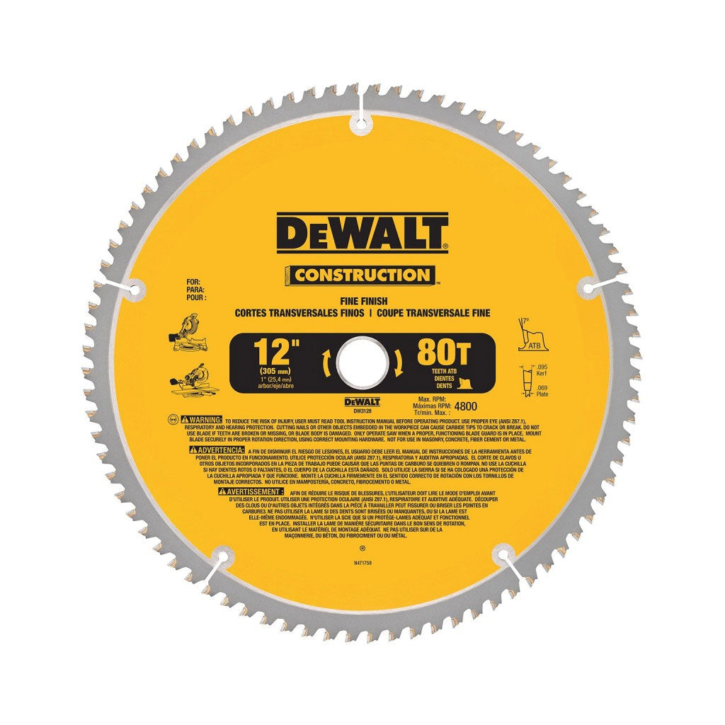 Hoja Sierra Corte Transversal Fino - Dewalt