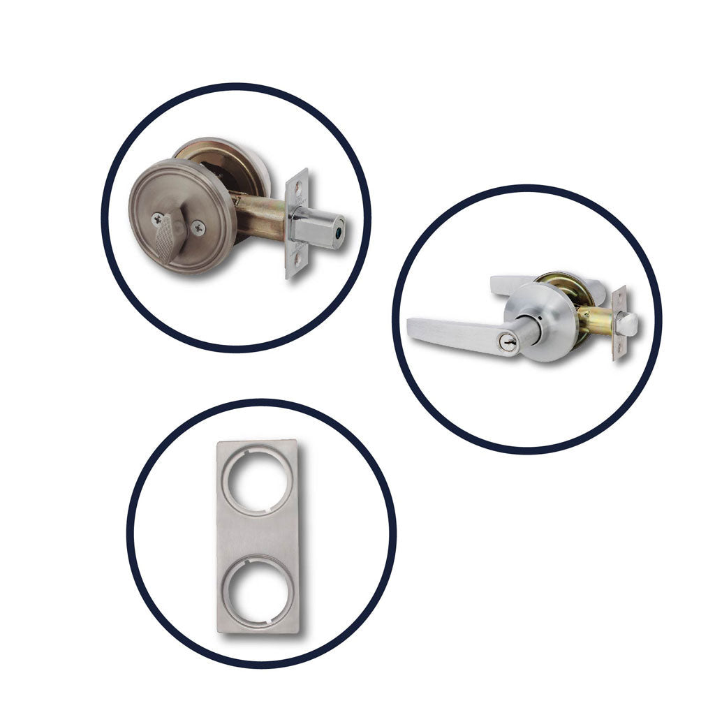 Kit Cerradura Entrada Principal de Sobreponer - KL Security