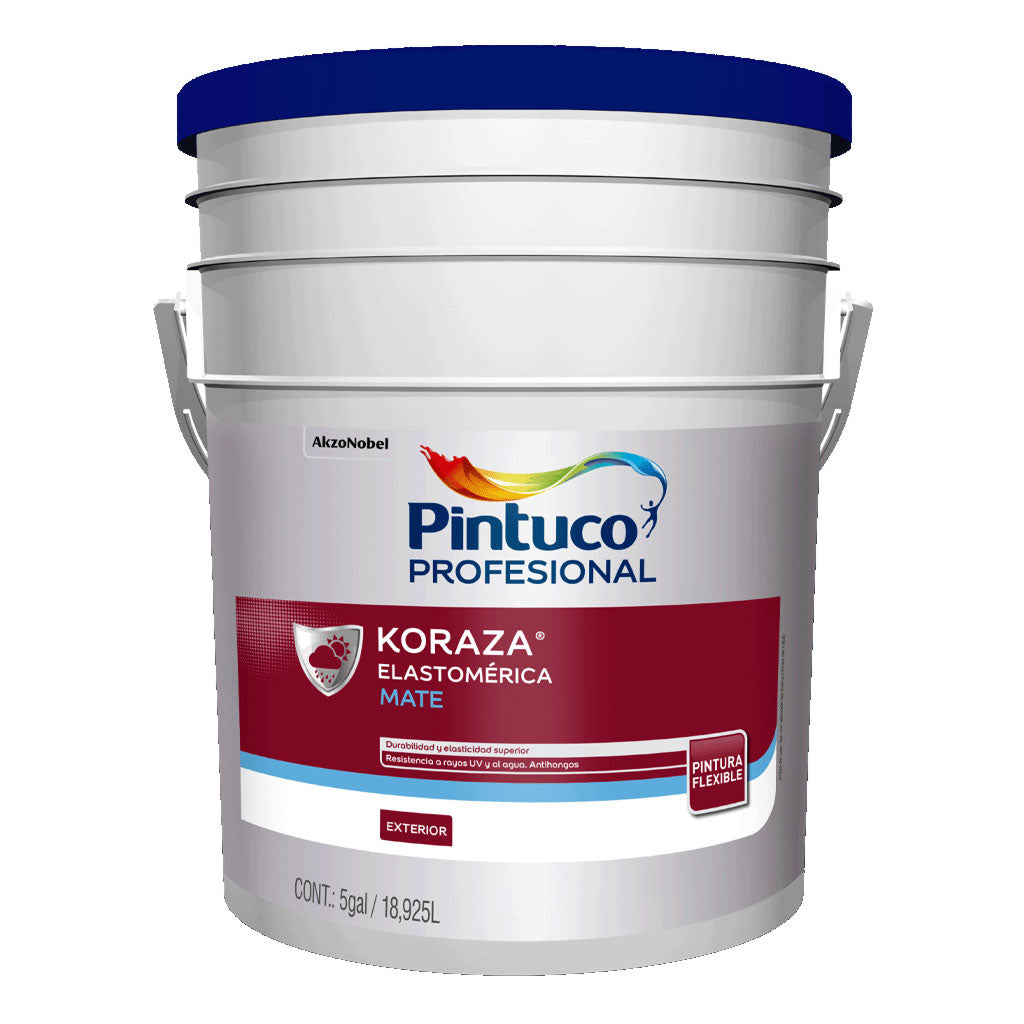 Koraza Elastomérica  Blanco Cuñete - Pintuco