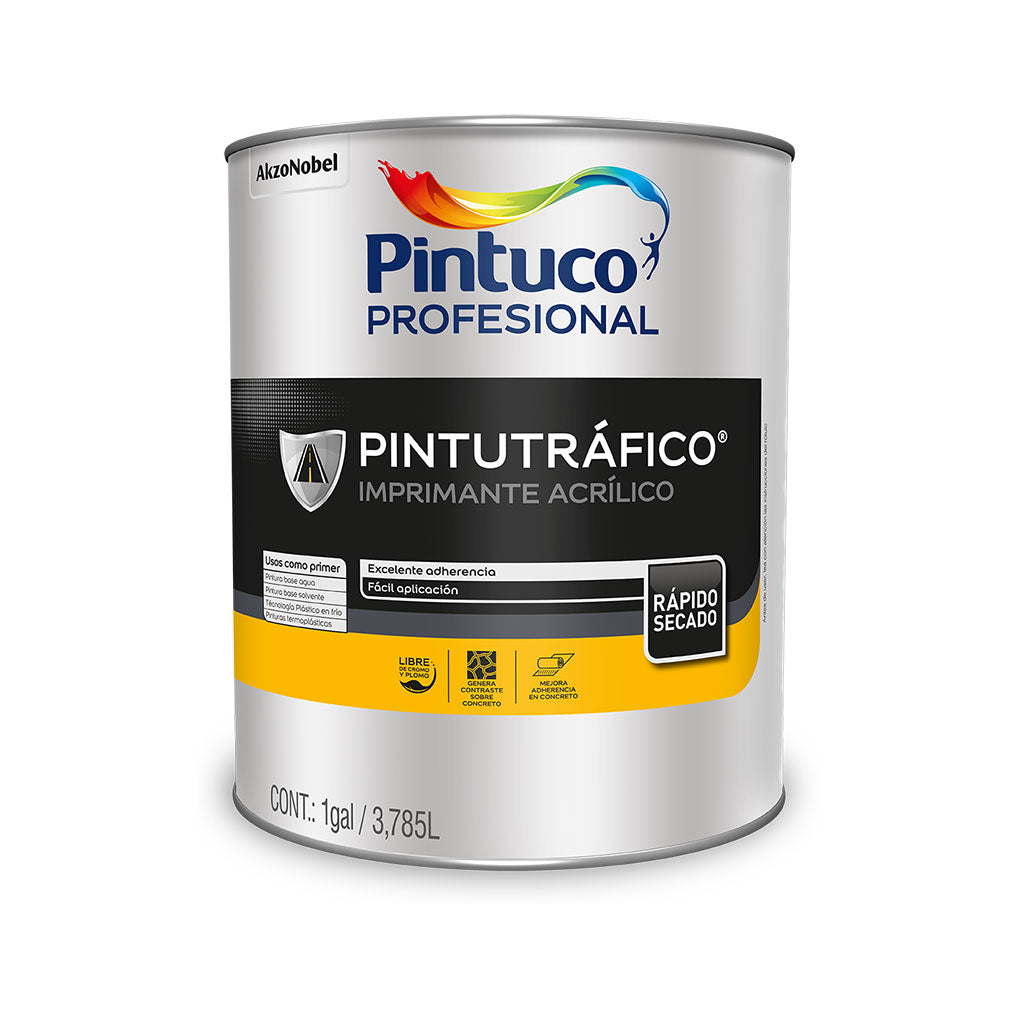 Pintutráfico Imprimante Acrílico Negro - Pintuco