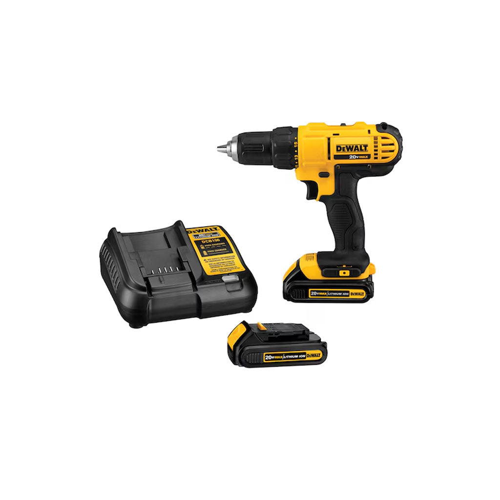 Taladro Atornillador DCD771C2-B3 20 v MAX 1/2" - Dewalt