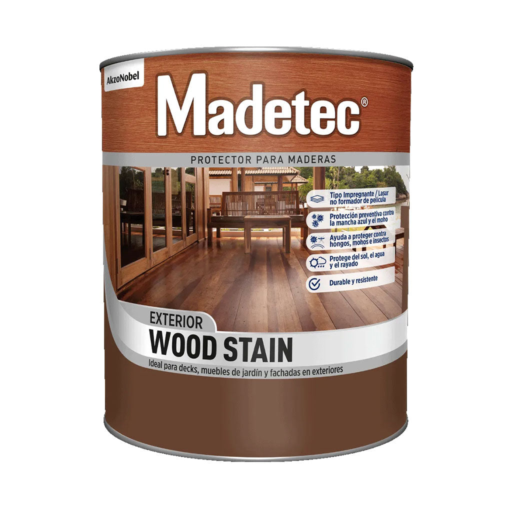 Wood Stain Para Exterior Galón - Pintuco