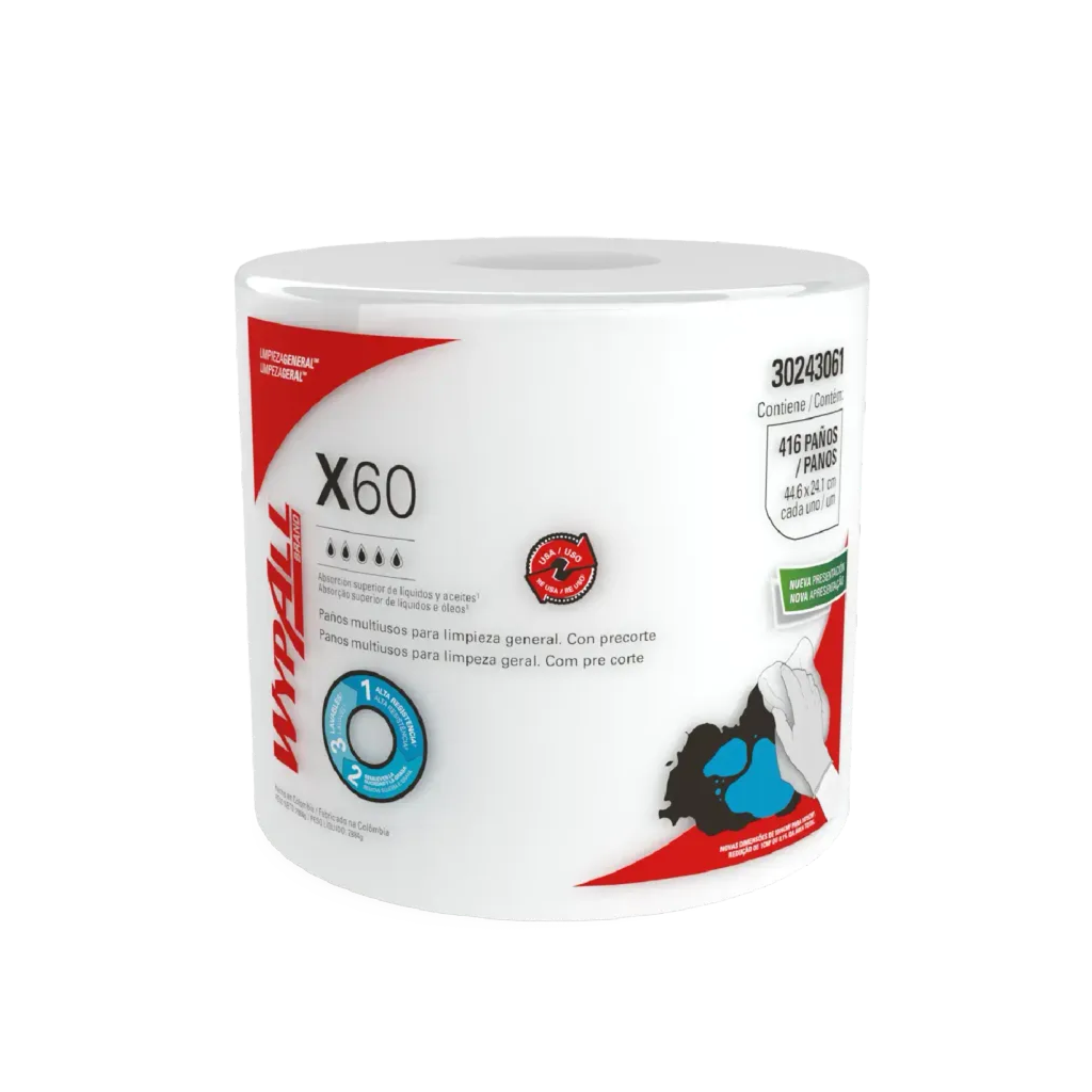 Wypall X60 Jumbo Rollo - Wypall-Kimberly-clark