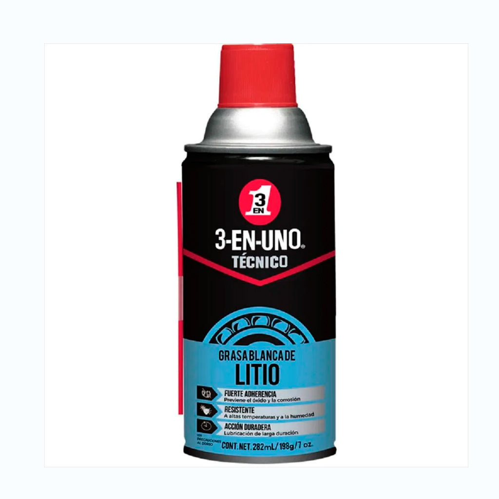 3 En Uno Grasa Blanca de Litio de 282 ml - 3 EN UNO