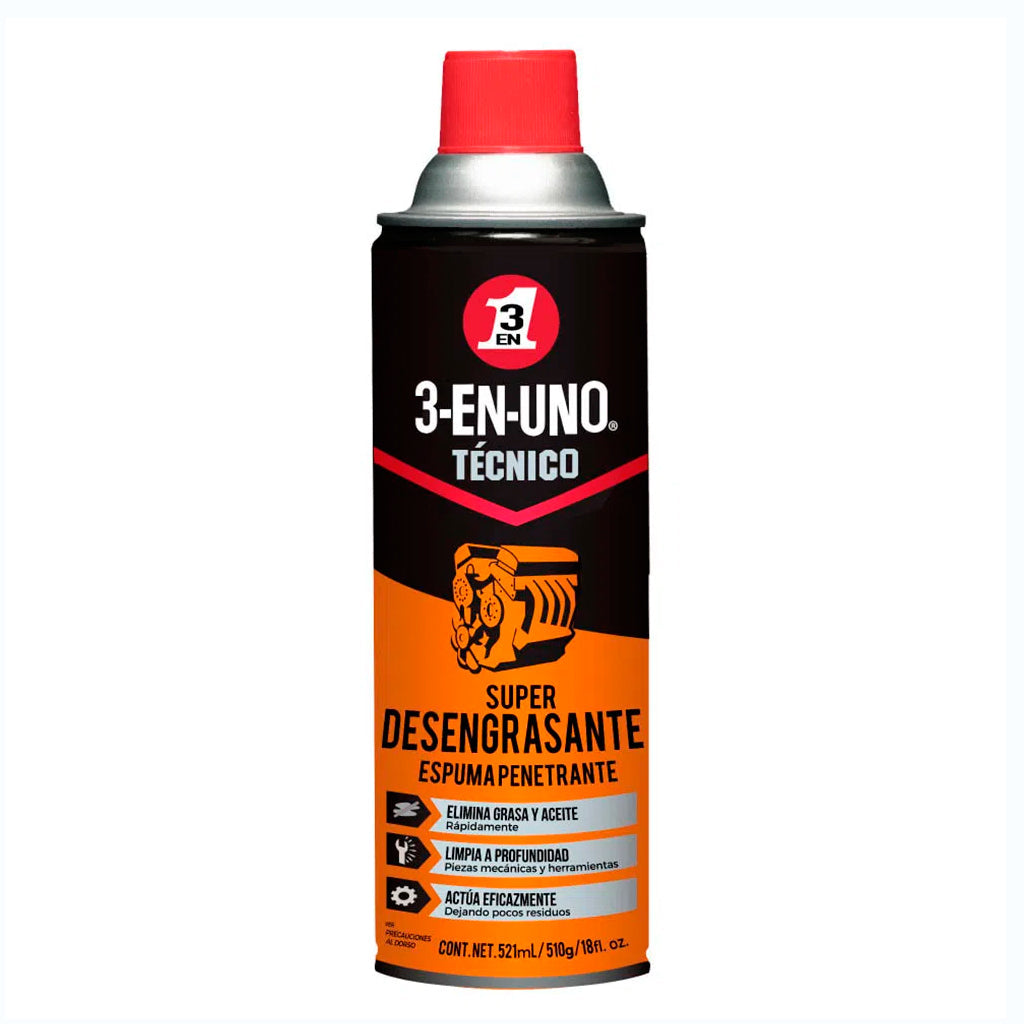 3 En Uno Super Desengrasante 521 ml - 3 EN UNO