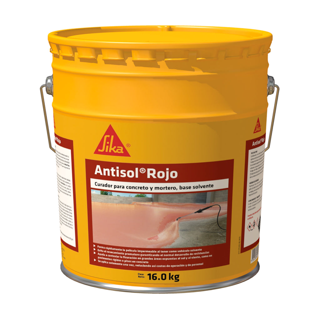 Antisol Rojo 16 Kg - Sika