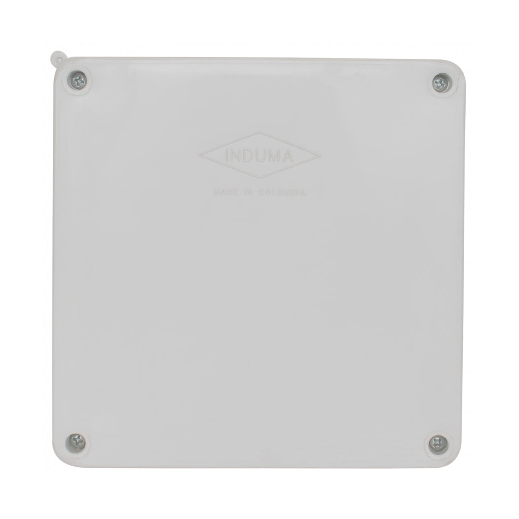 Caja de Paso Plástica 10x10x7 Blanca - Induma