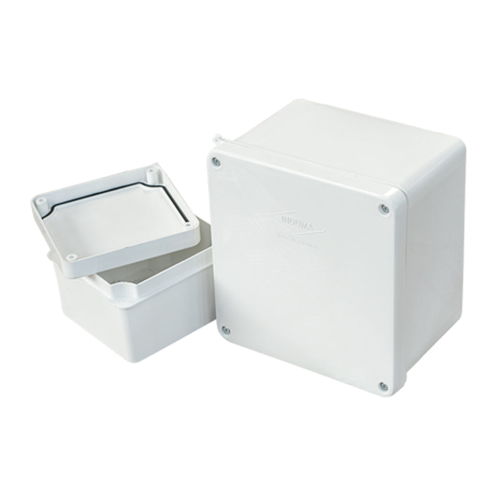 Caja de Paso Plástica 10x10x7 Blanca - Induma