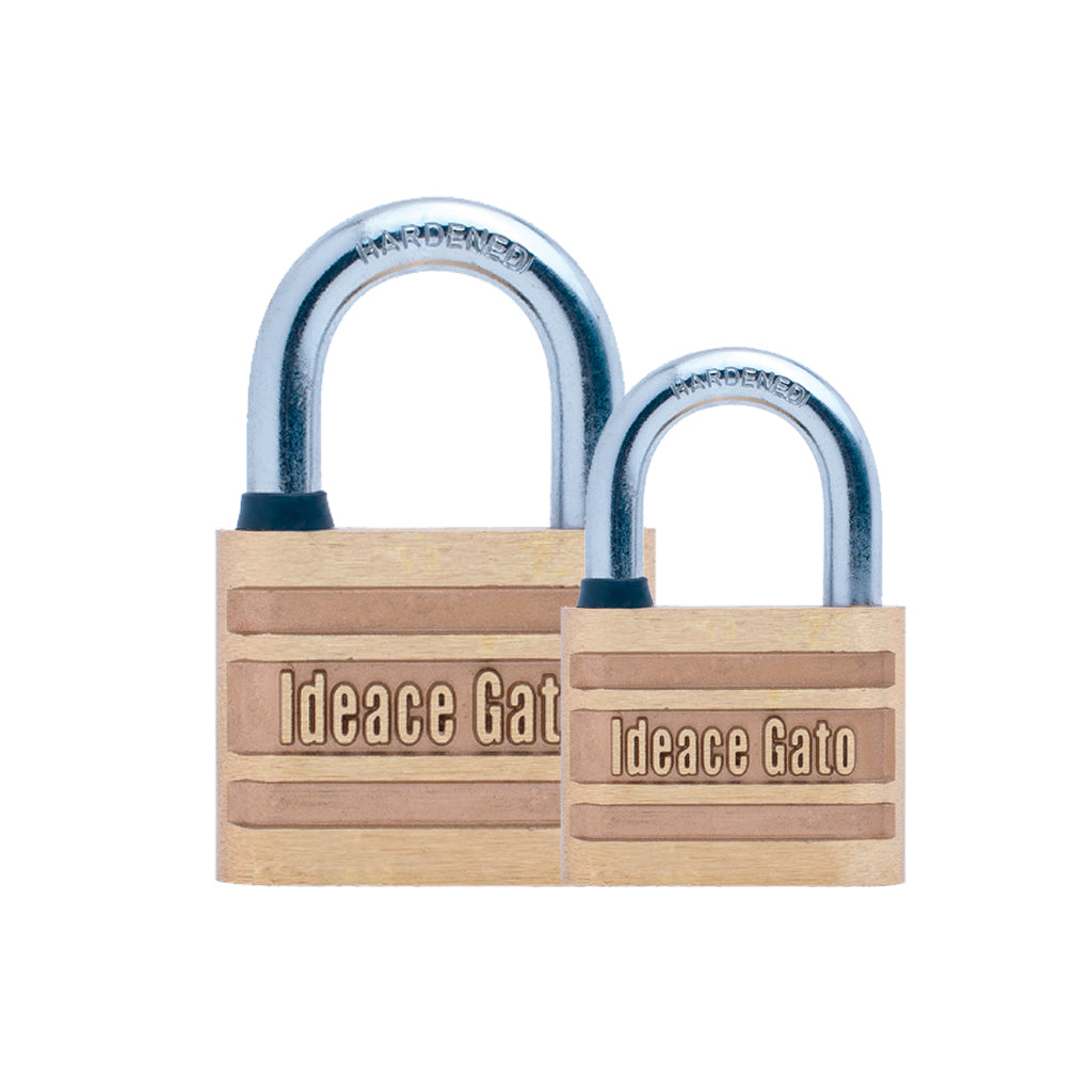 Candado De Latón Forjado - Gato