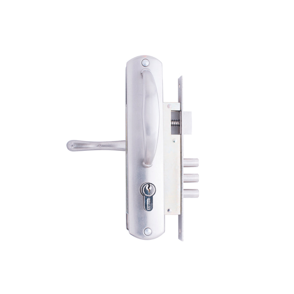 Cerradura 871 Incrustar Cromo Mate - Duralock