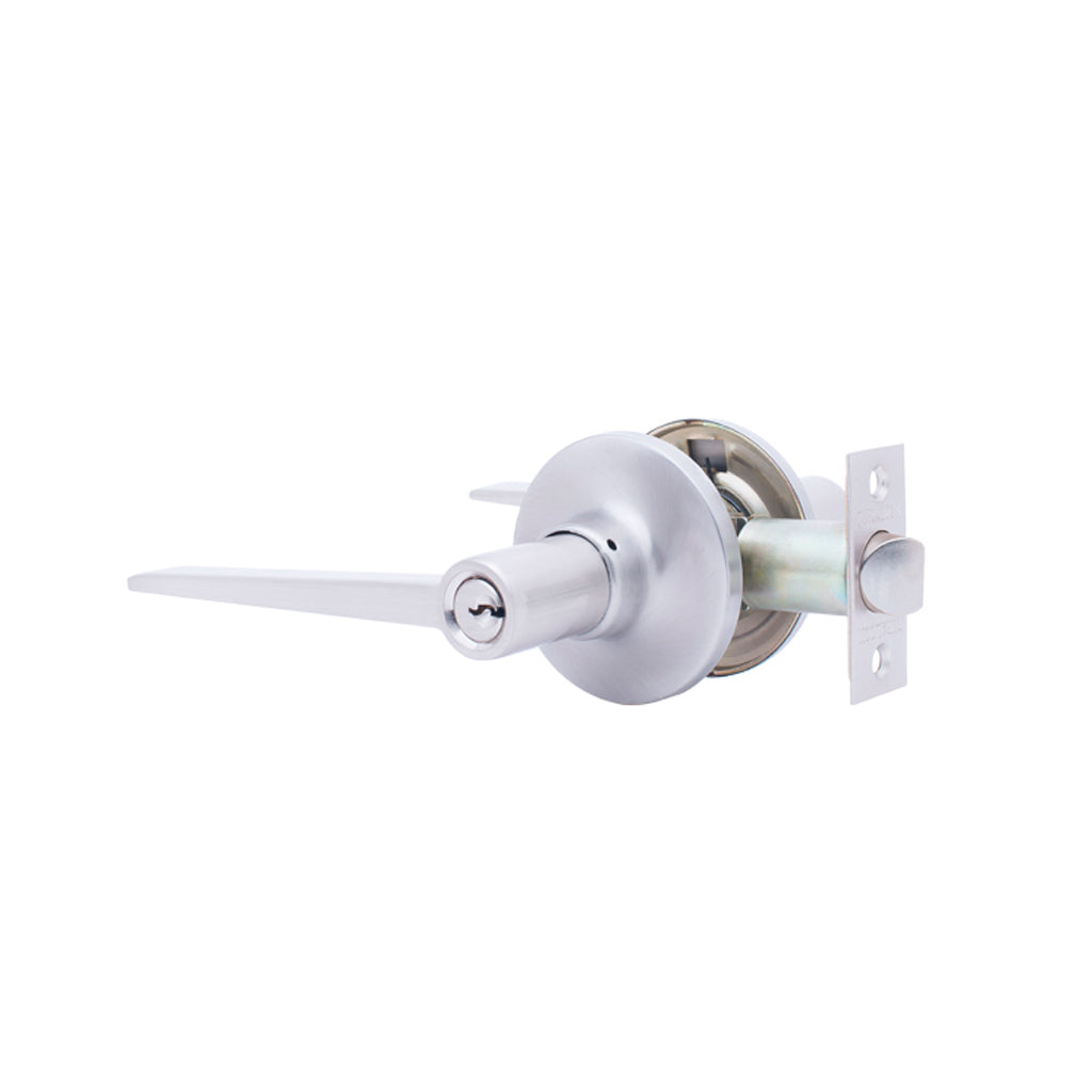 Cerradura 230/231/236 de Manija Tubular Recta Cromo - Duralock