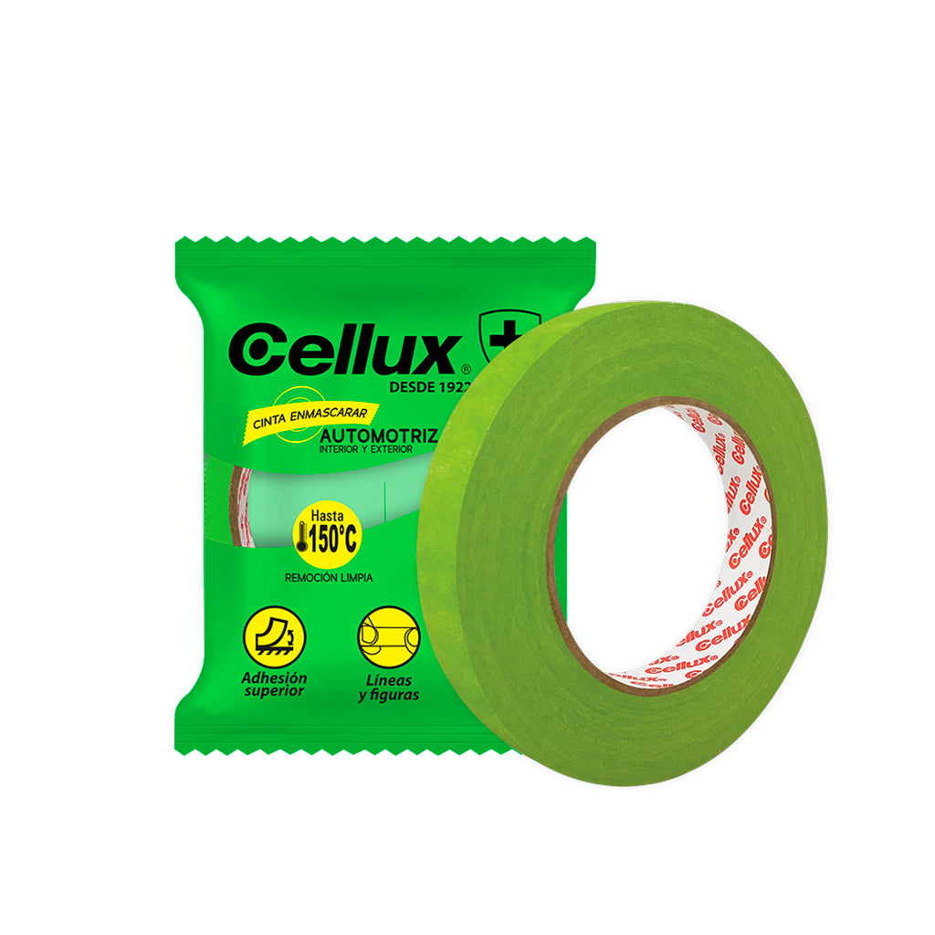 Cinta Enmascarar Automotriz Verde - Cellux