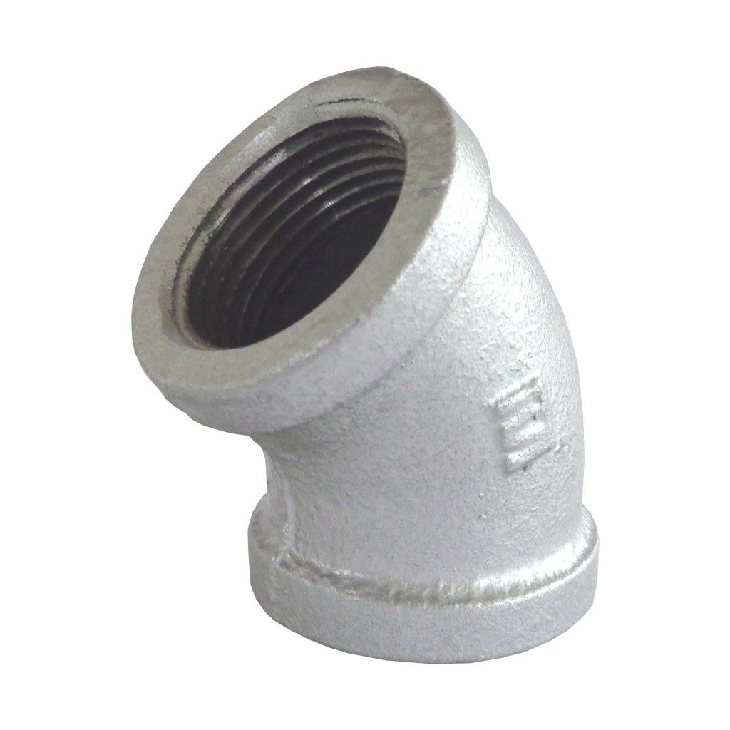 Codo 45° Galvanizado NPT - Importado