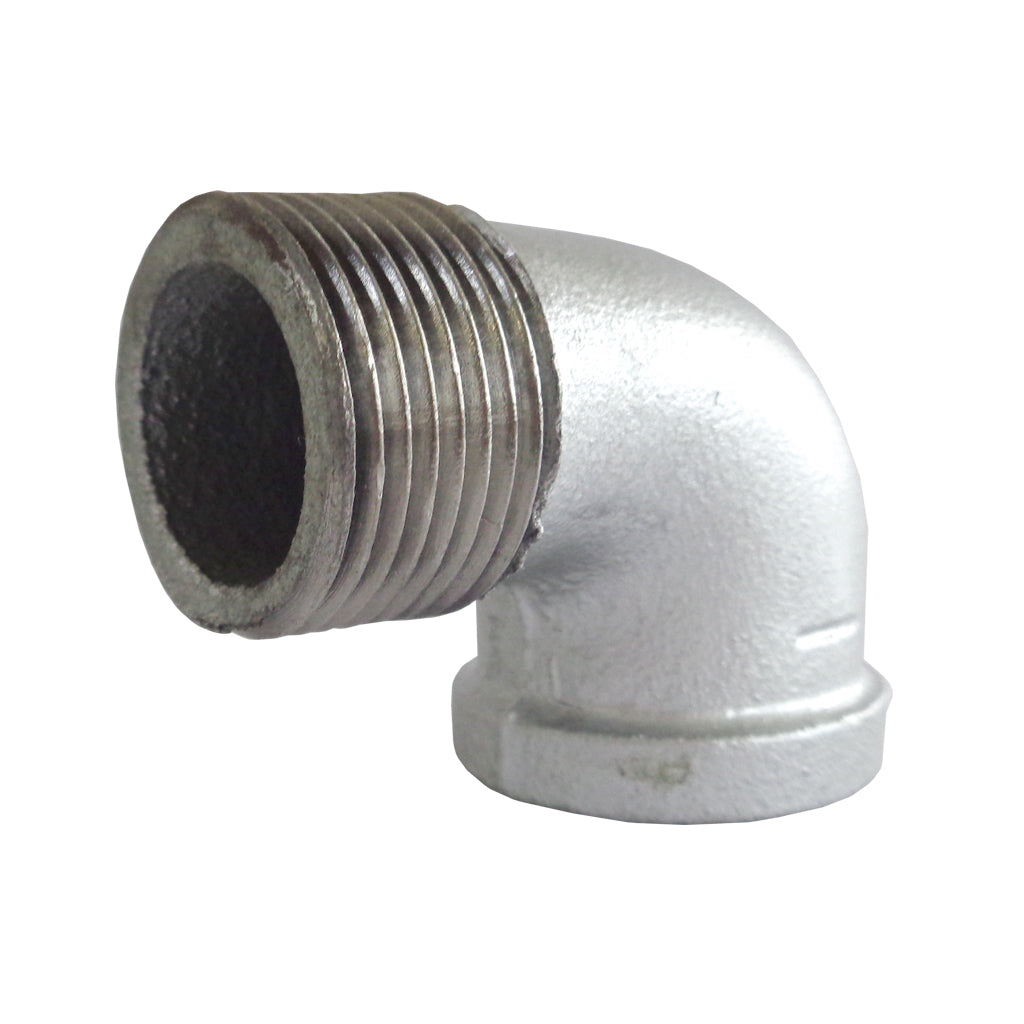 Codo Calle Galvanizado NPT - Importado