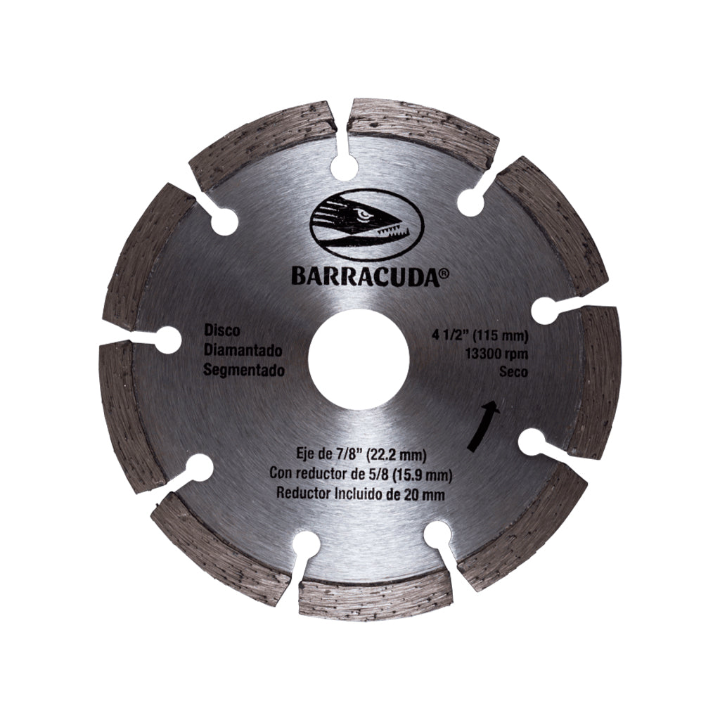 Disco Diamantado Segmentado - Barracuda