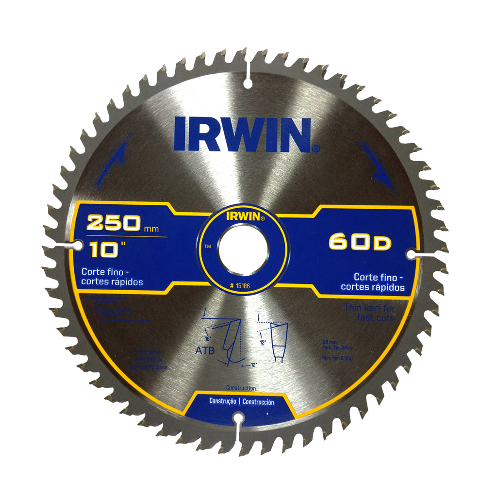 Disco Sierra Circular de CT - Irwin