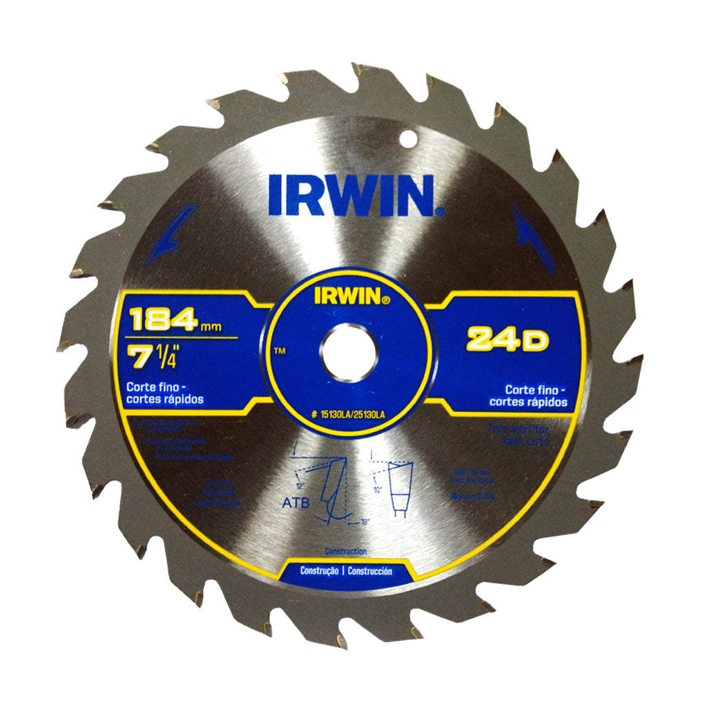 Disco Sierra Circular de CT - Irwin