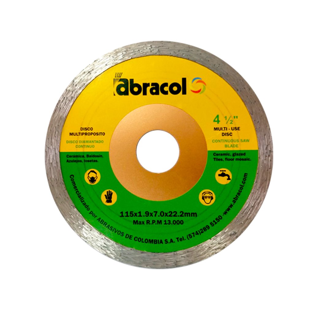 Disco Diamantado Continuo Abracol