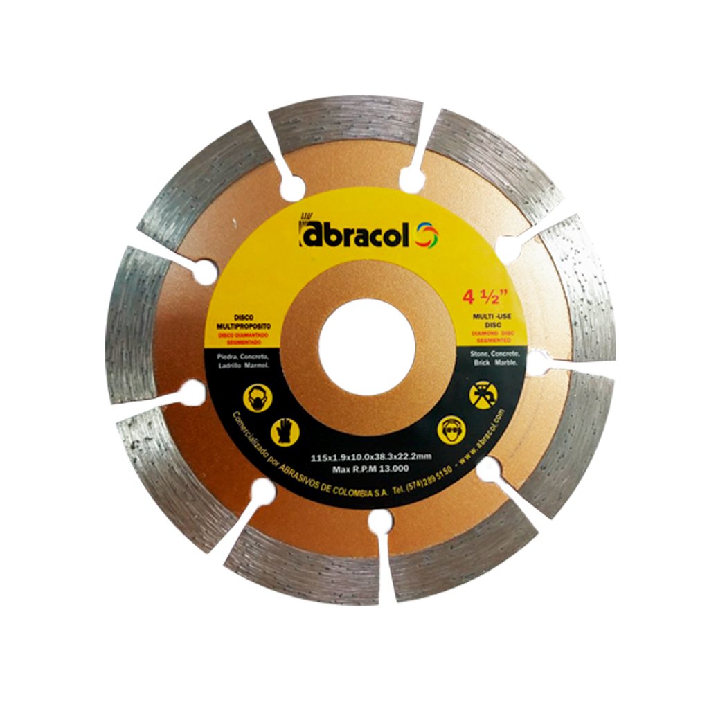Disco Diamantado Segmentado Abracol