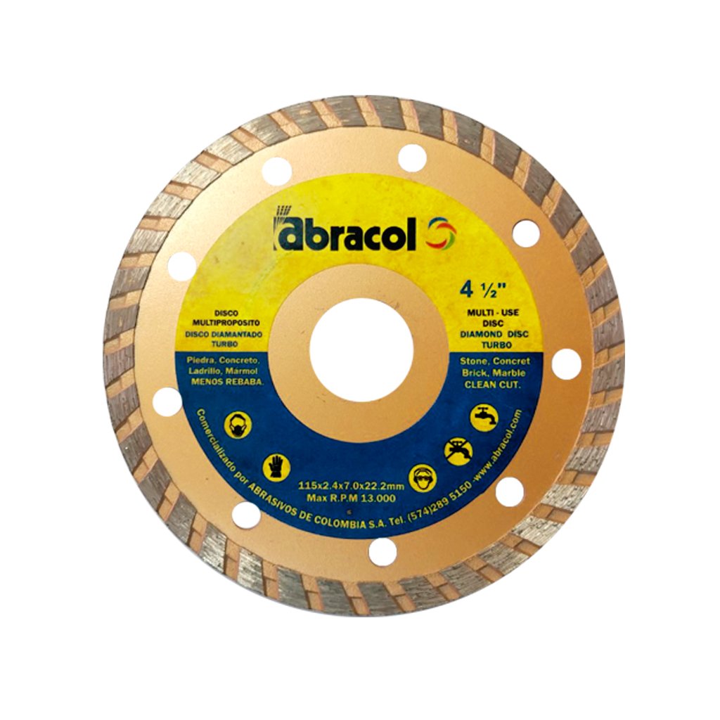 Disco Diamantado Turbo Abracol