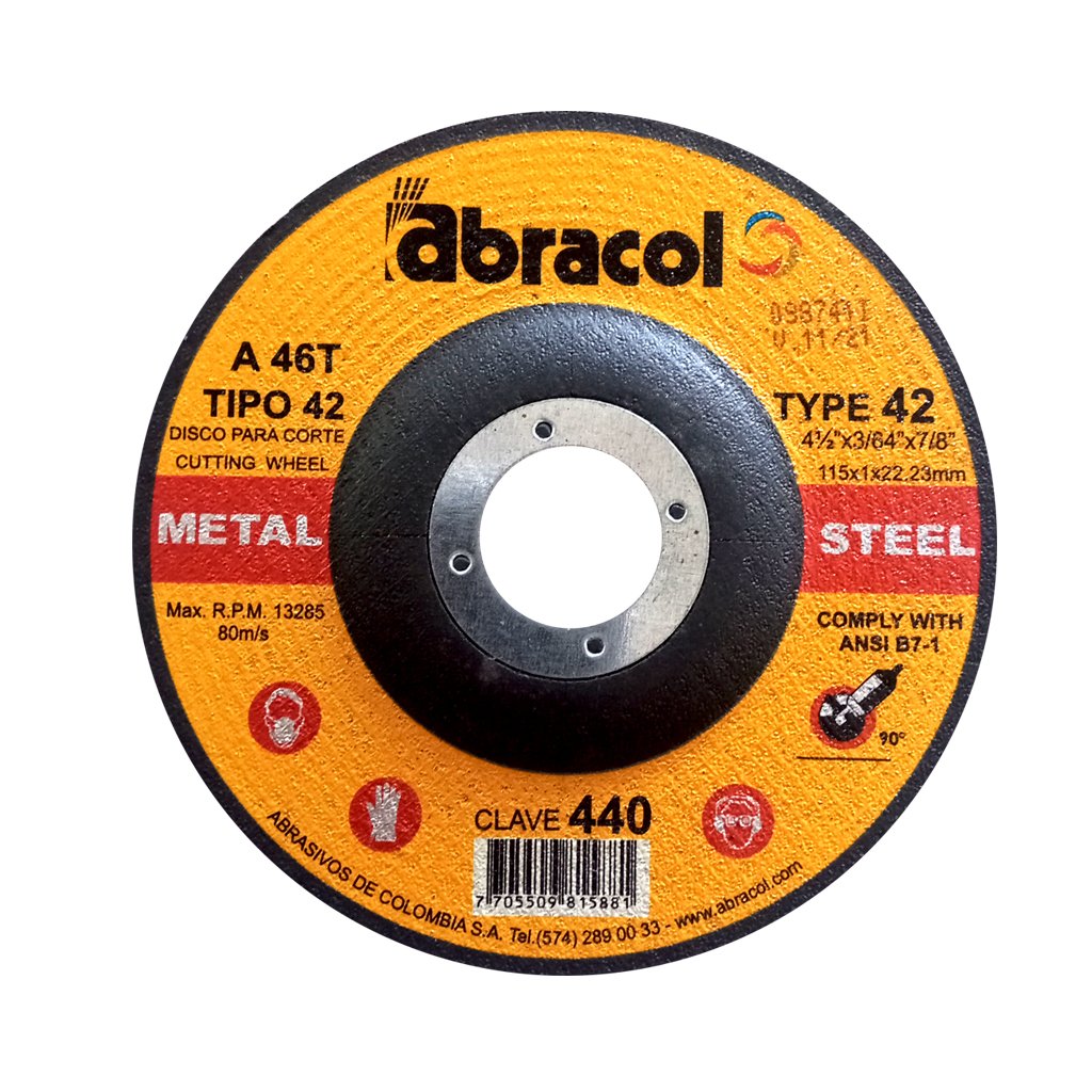 Disco Metal Tipo 42 Abracol