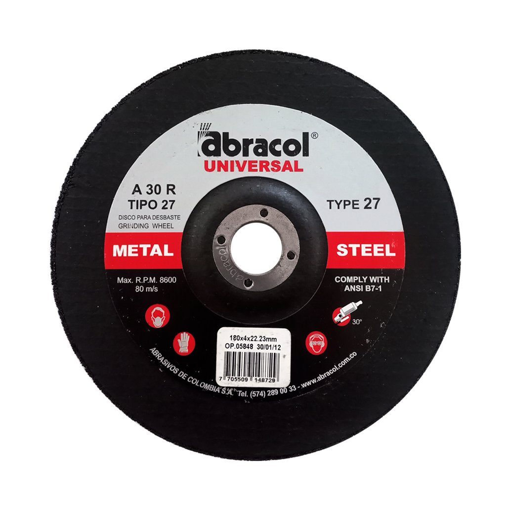 Disco Metal Universal Tipo 27 T5 Abracol