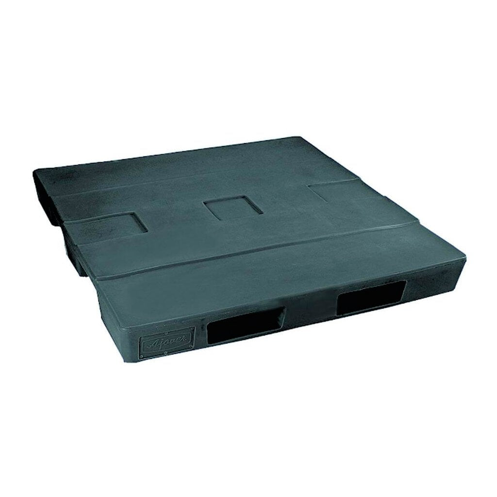 Estiba Plástica Lisa Negra 1.0 mt x 1.20 mts x 16 mm - Ajover