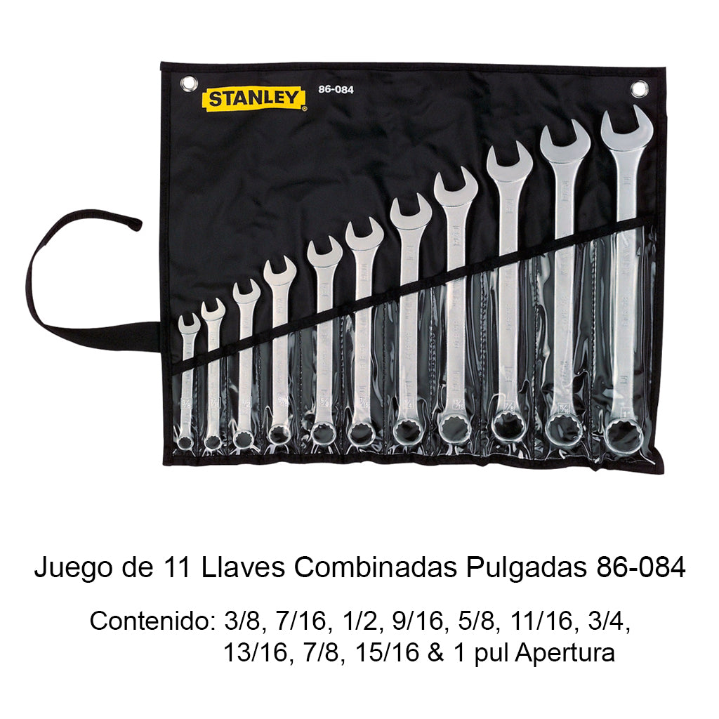 Juego de Llaves Combinadas - Stanley