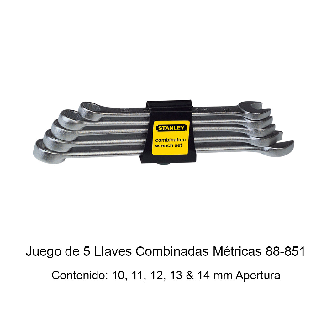 Juego de Llaves Combinadas - Stanley