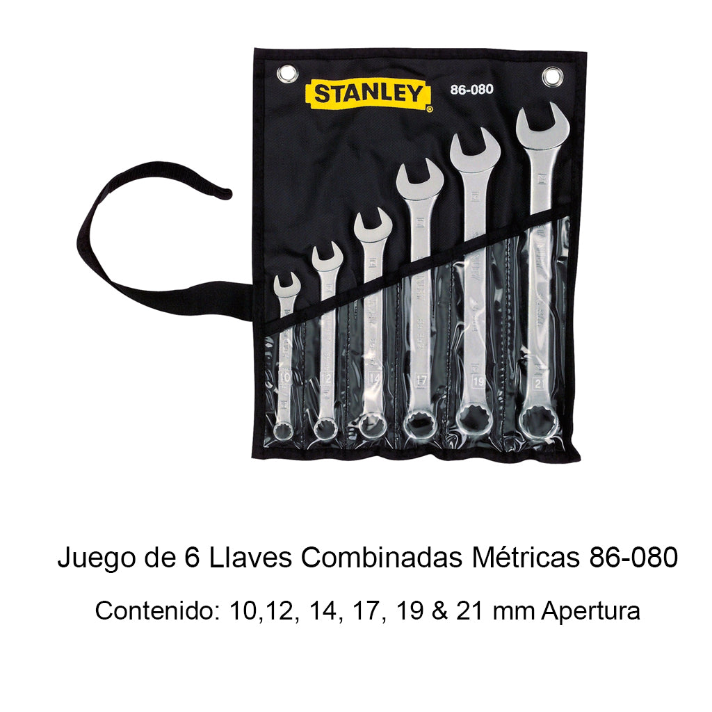 Juego de Llaves Combinadas - Stanley