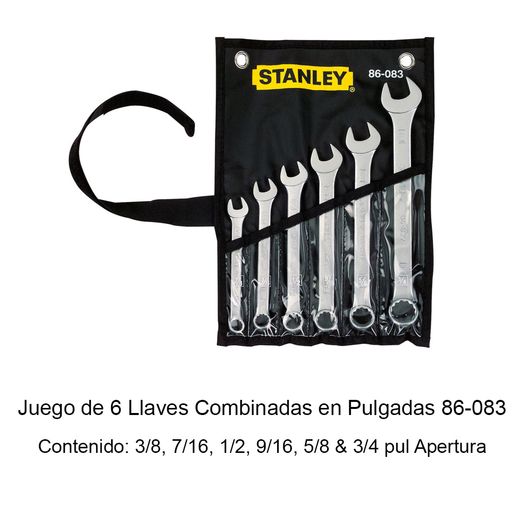 Juego de Llaves Combinadas - Stanley