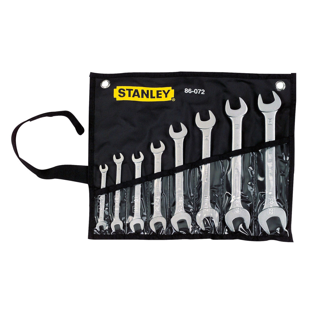 Juego de 8 Llaves de Boca Métricas - Stanley