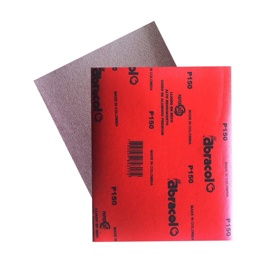 Lija Roja Lijado en Seco Abracol