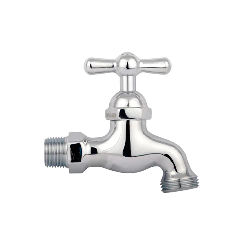 Llave Manguera Pesada Metálica Cromada - Gricol