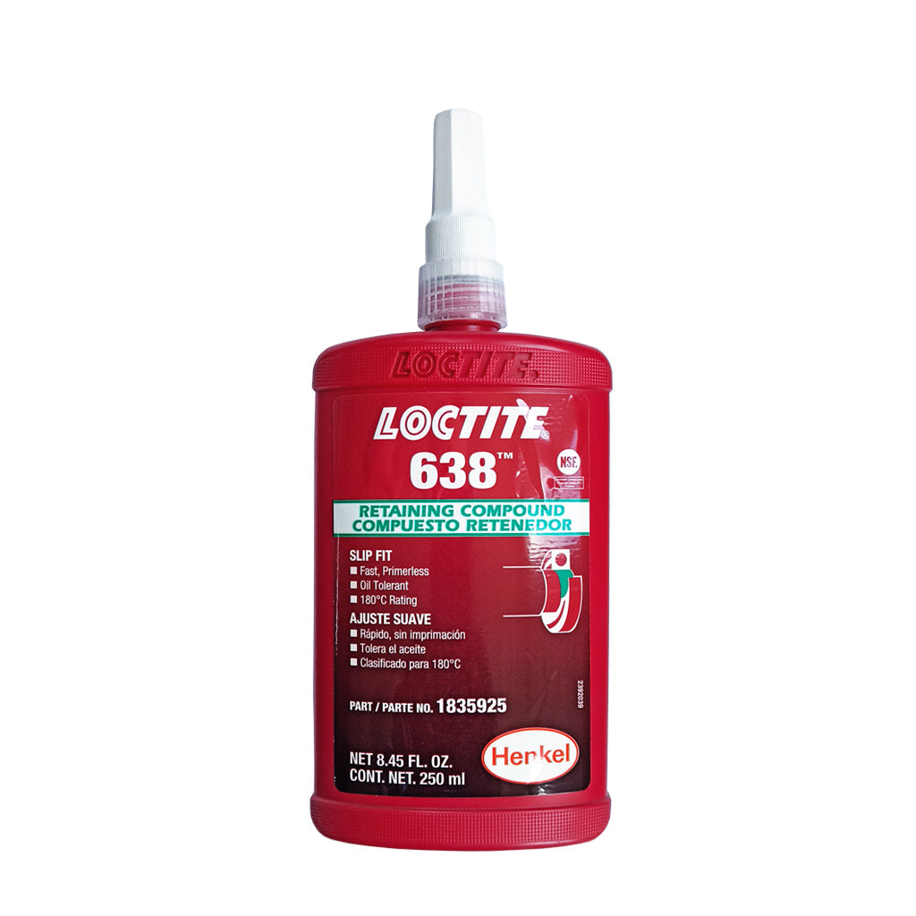 Loctite 638 Fijador de Piezas Cilindricas de 250 ml - Henkel