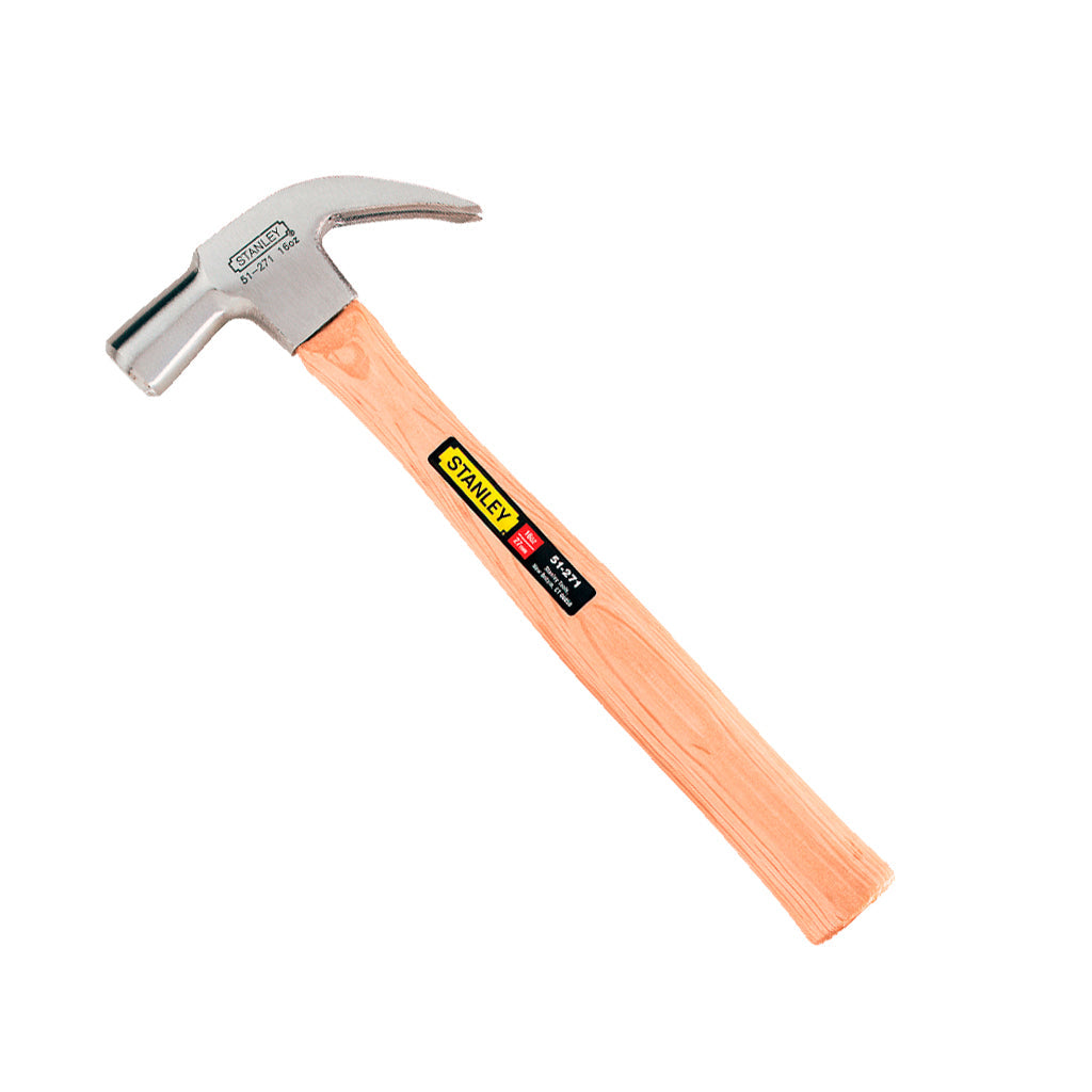 Martillo con Mango de Madera Cabeza Cónica (Uña) - Stanley