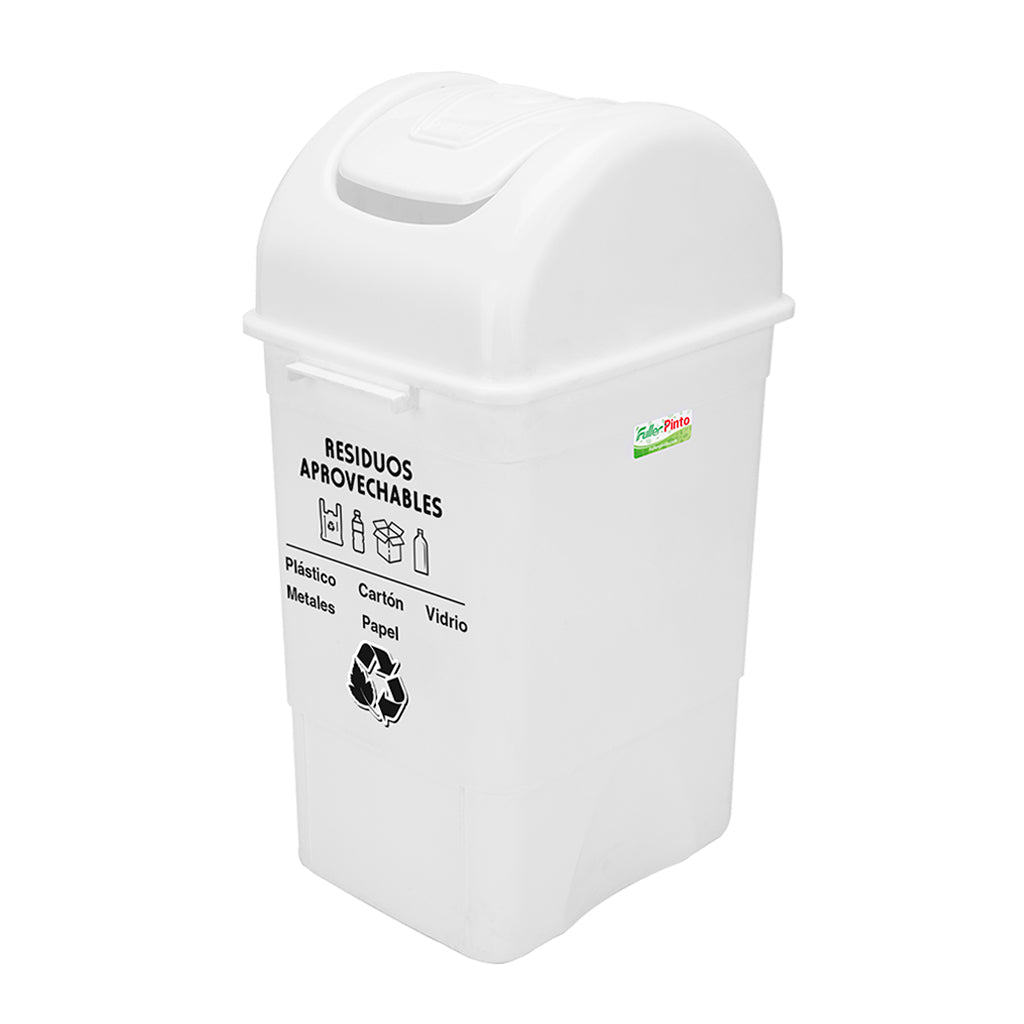 Papelera Tapa Vaivén Cuadrada - Pinto